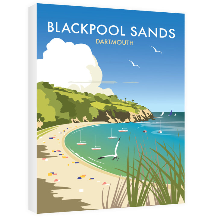 Blackpool Sands, Dartmouth Canvas
