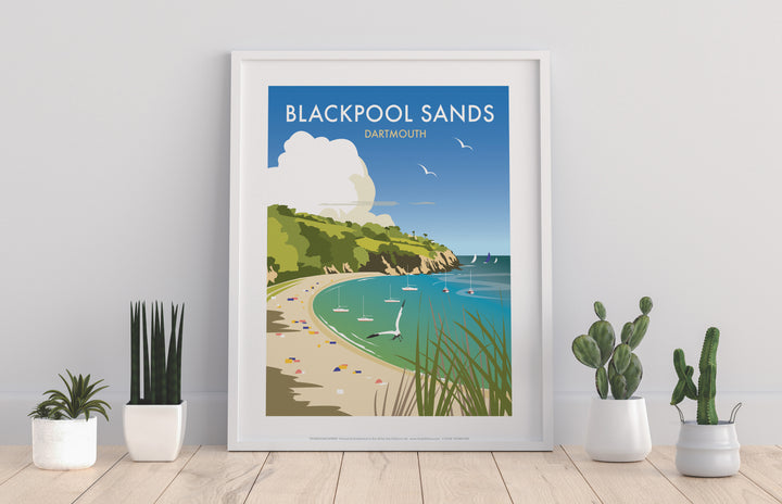 Blackpool Sands, Dartmouth - Art Print