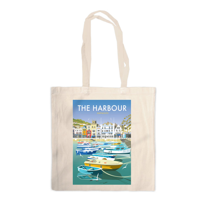 The Harbour, Dartmouth Canvas Tote Bag