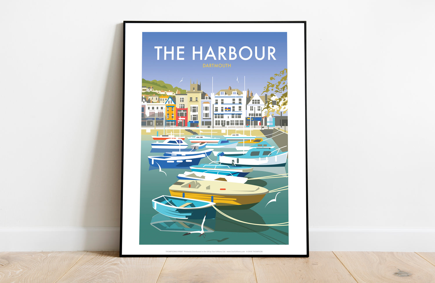 The Harbour, Dartmouth - Art Print