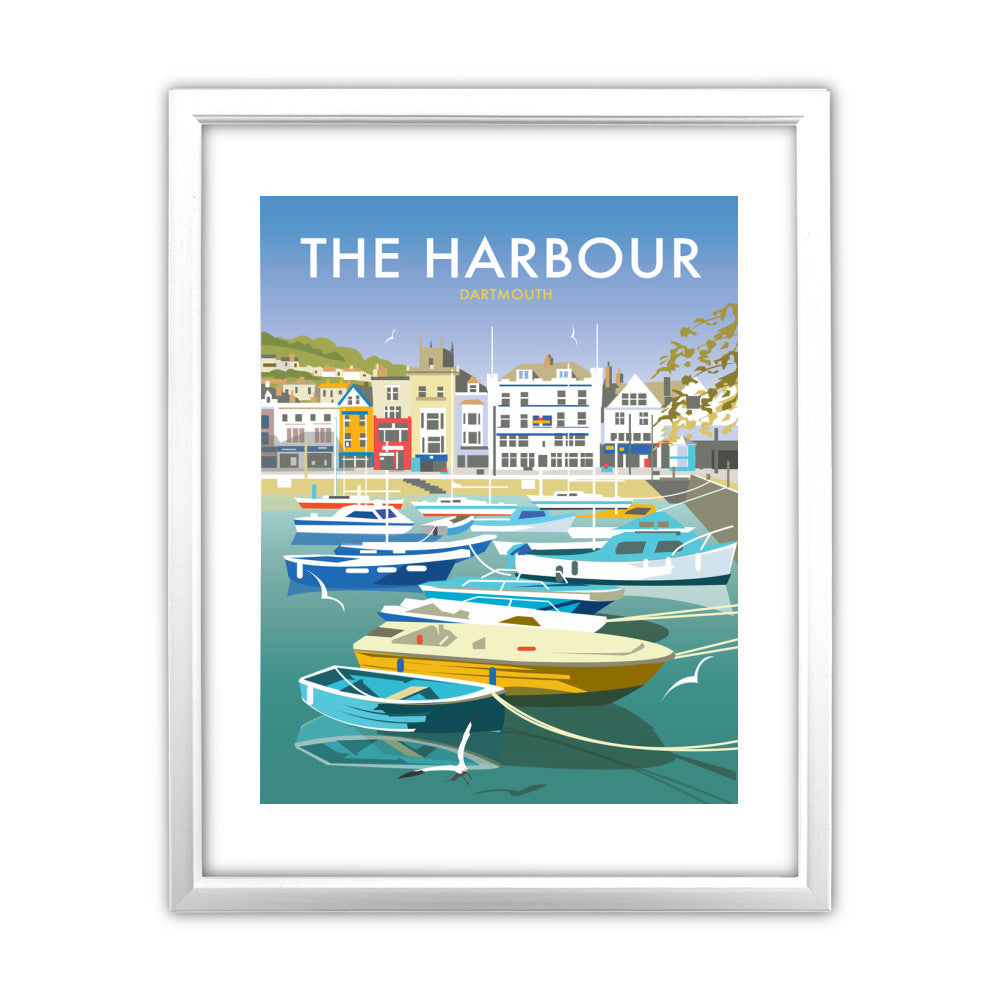 The Harbour, Dartmouth - Art Print