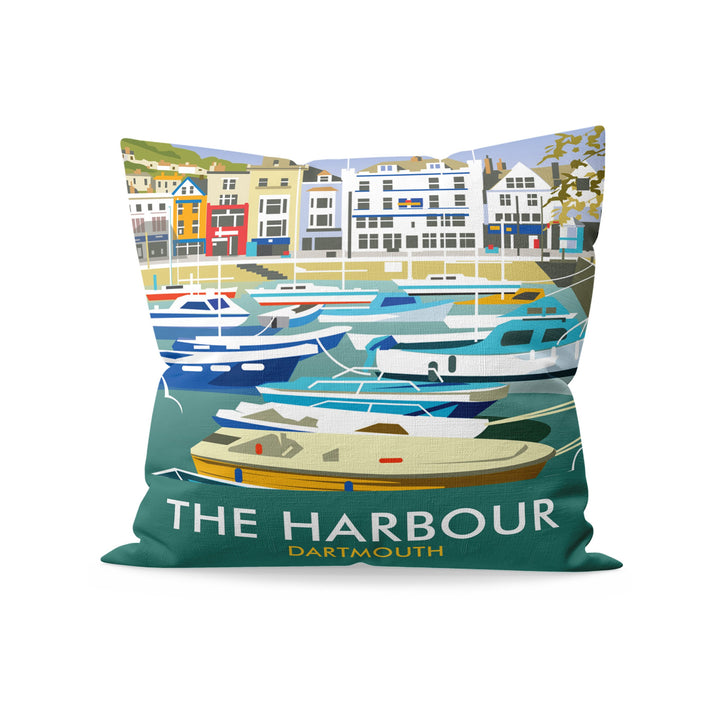 The Harbour, Dartmouth Fibre Filled Cushion