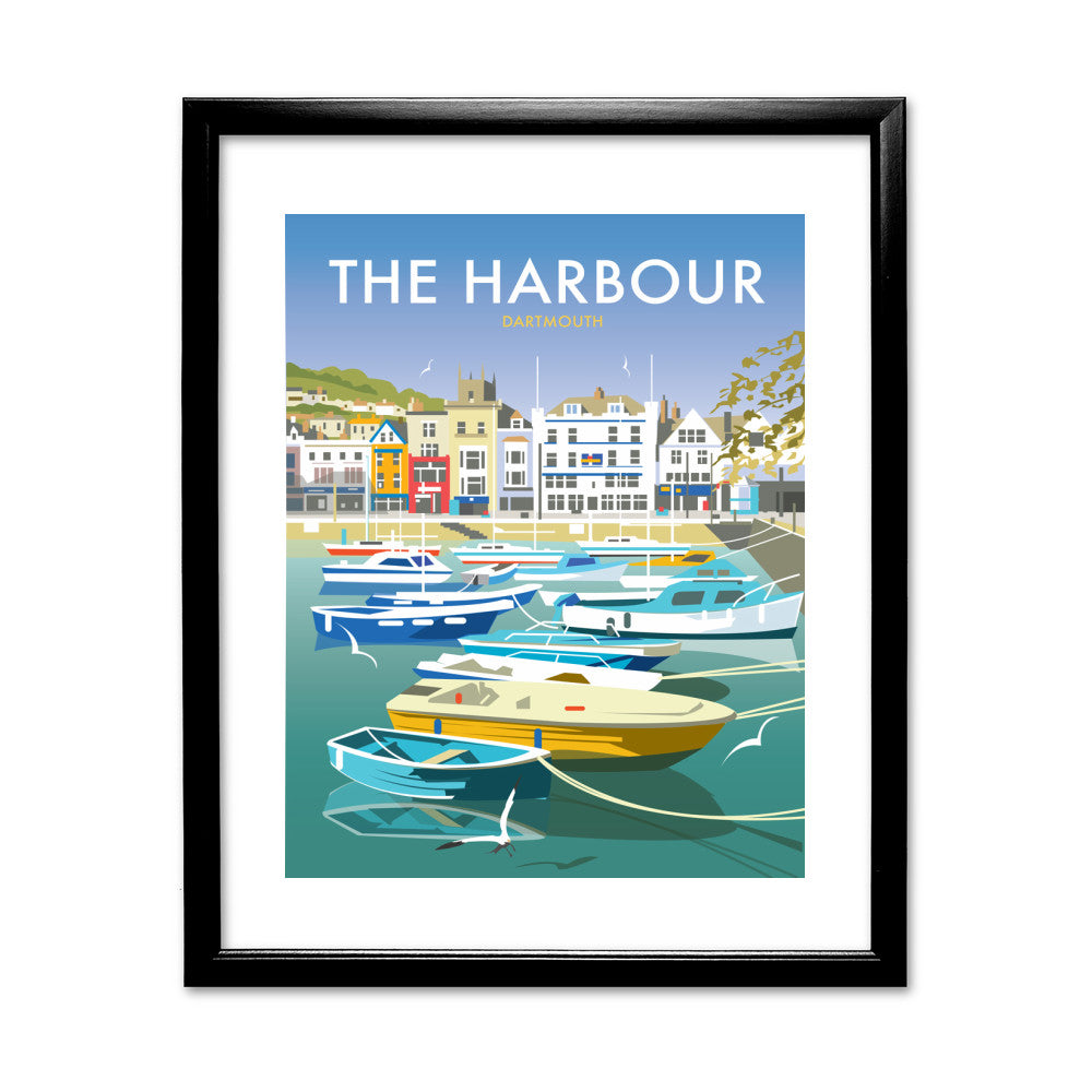 The Harbour, Dartmouth - Art Print