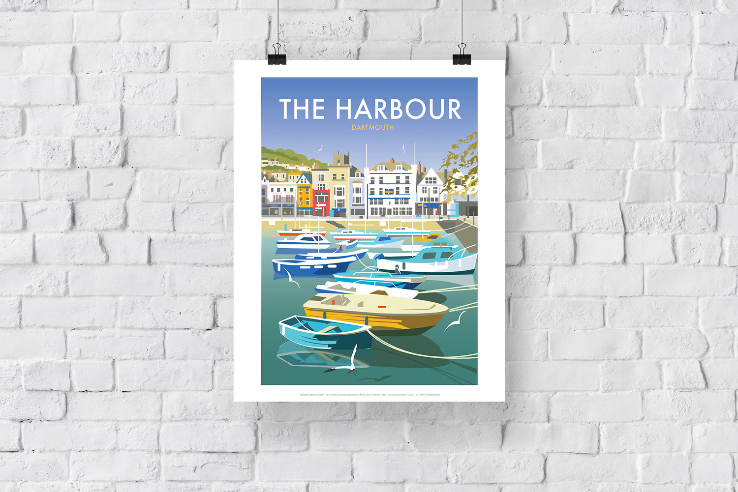 The Harbour, Dartmouth - Art Print