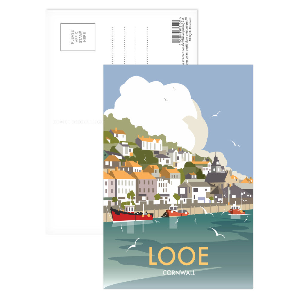 Looe, Cornwall Postcard Pack
