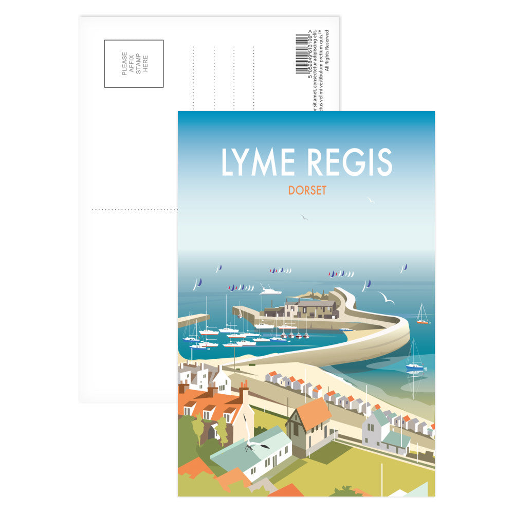 Lyme Regis, Dorset Postcard Pack