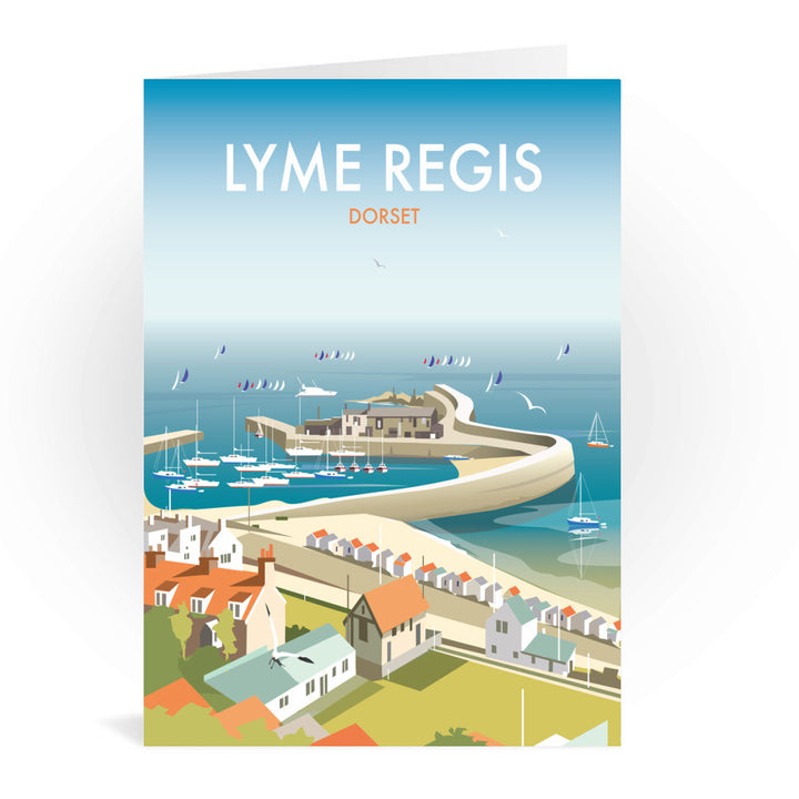 Lyme Regis, Dorset Greeting Card 7x5
