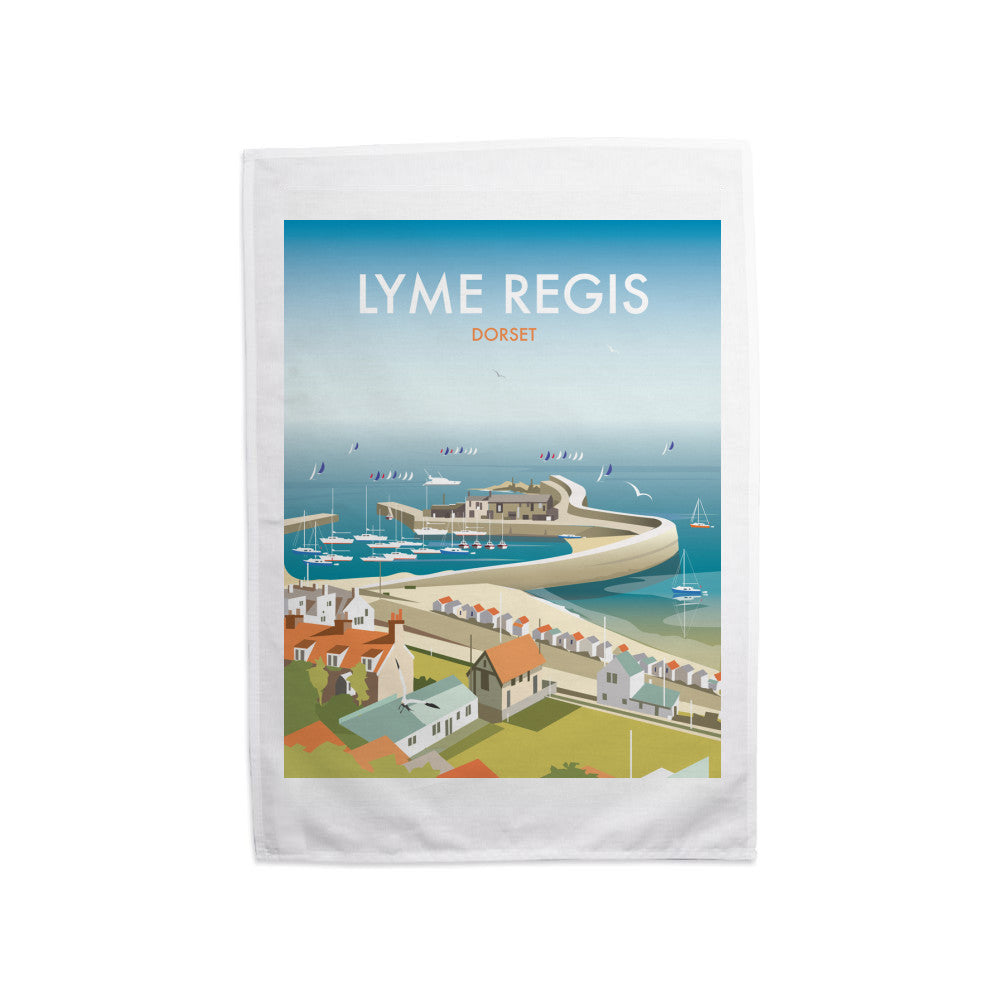 Lyme Regis, Dorset Tea Towel
