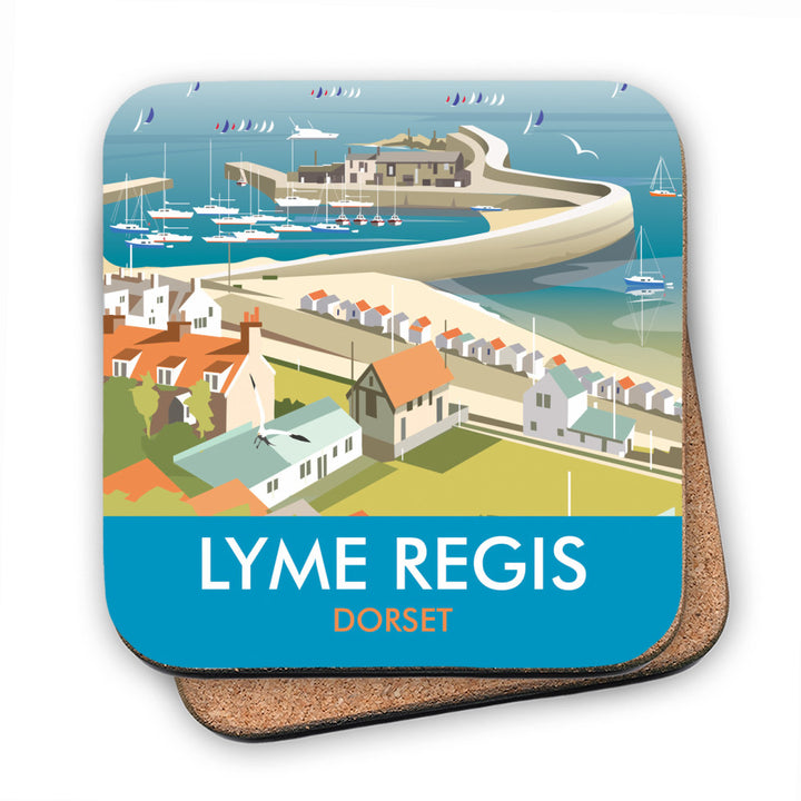 Lyme Regis, Dorset MDF Coaster