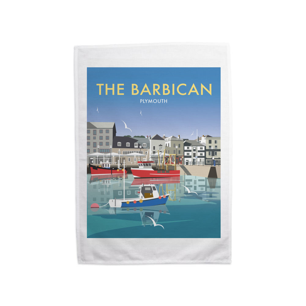 The Barbican, Plymouth Tea Towel