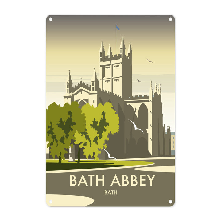 Bath Abbey Metal Sign