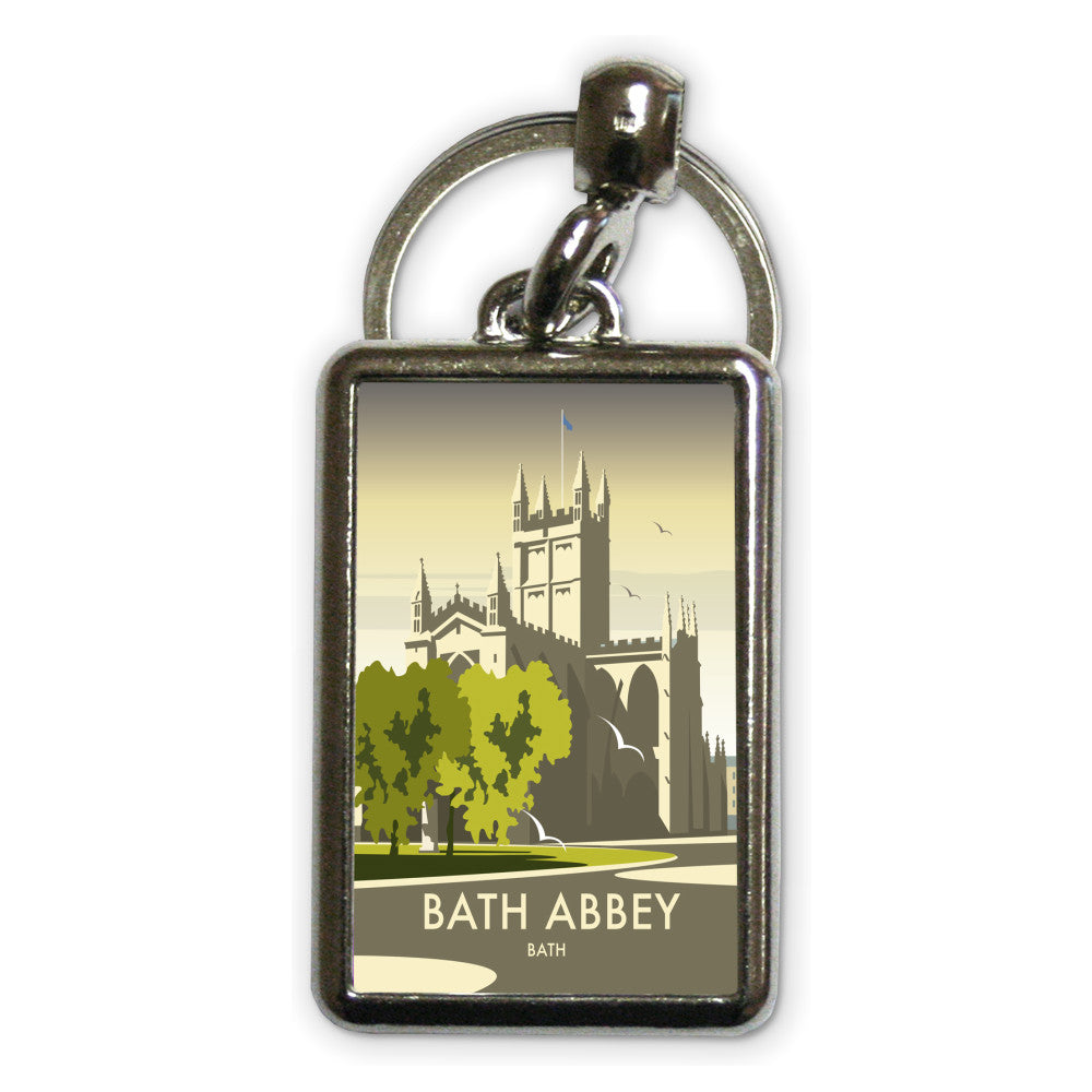 Bath Abbey Metal Keyring