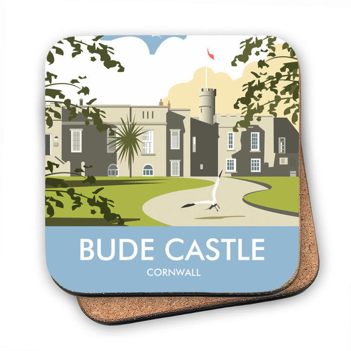 Bude Castle, Cornwall MDF Coaster