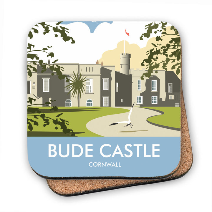 Bude Castle, Cornwall MDF Coaster