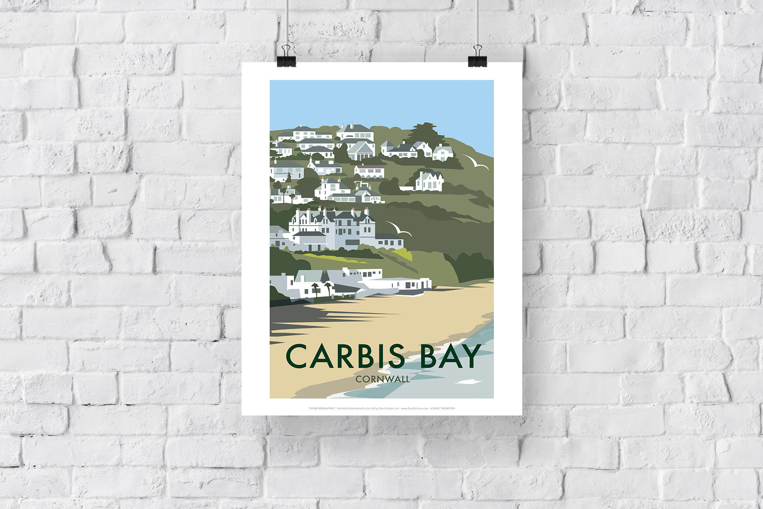Carbis Bay, Cornwall - Art Print