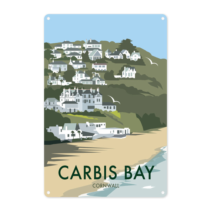 Carbis Bay, Cornwall Metal Sign