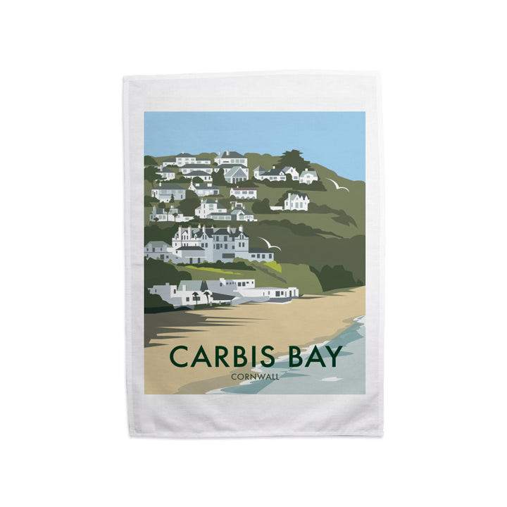 Carbis Bay, Cornwall Tea Towel