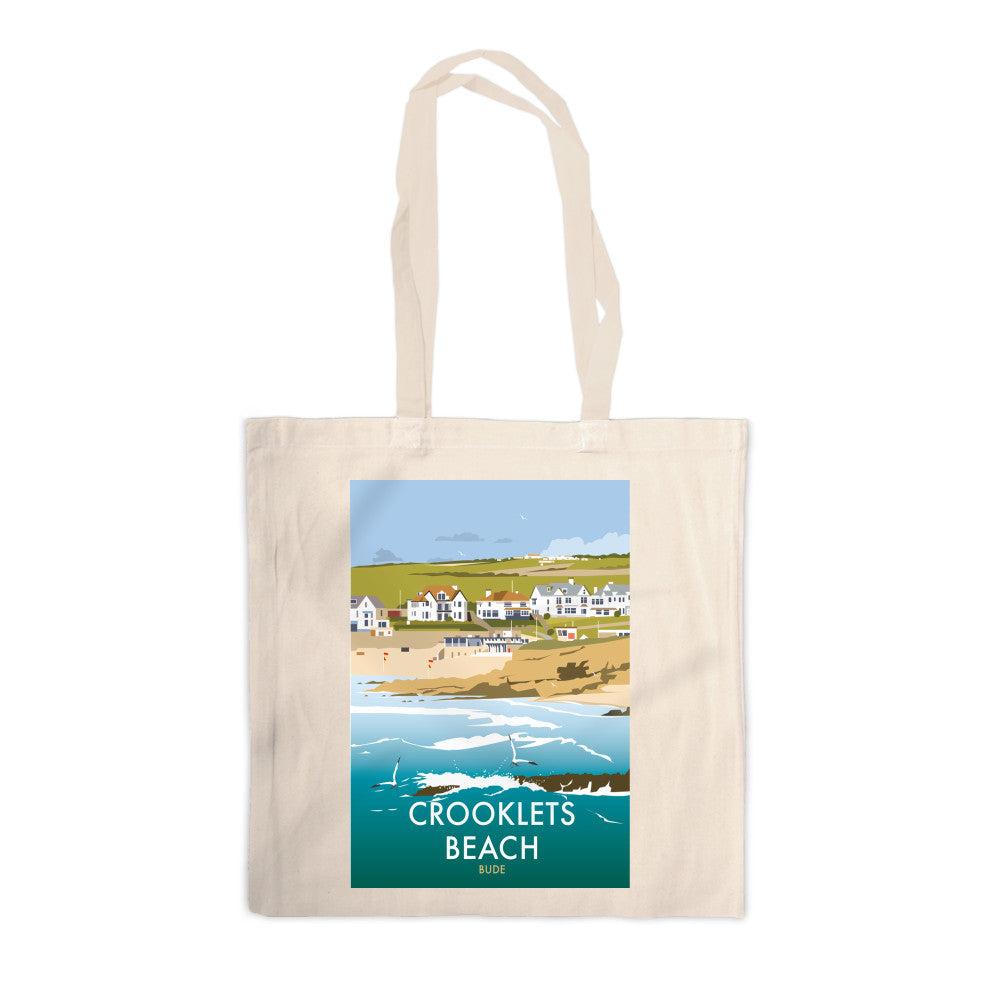 Crooklets Beach, Cornwall Canvas Tote Bag