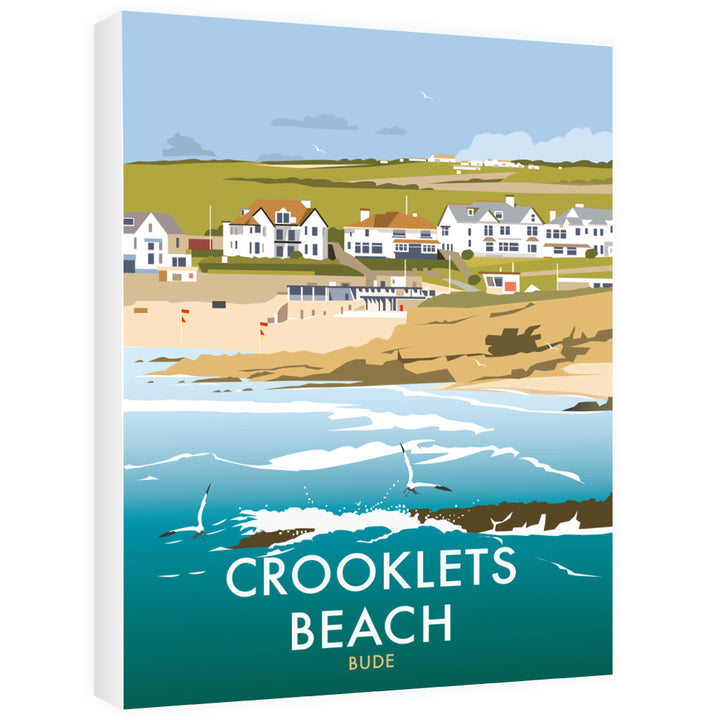 Crooklets Beach, Cornwall Canvas