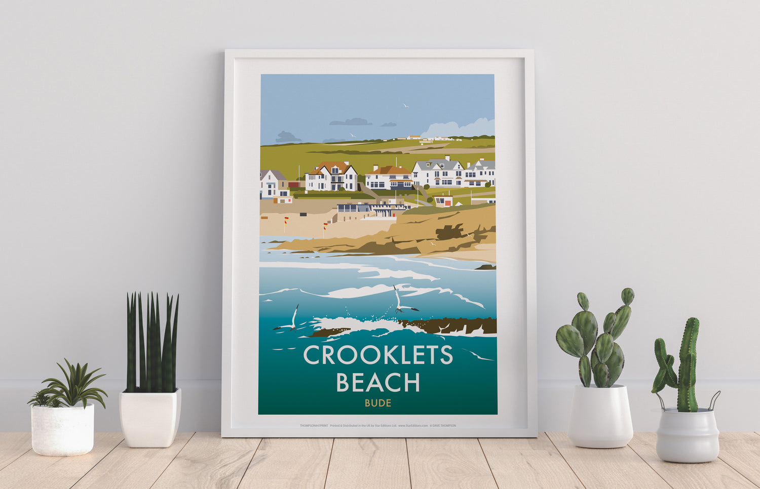 Crooklets Beach, Cornwall - Art Print