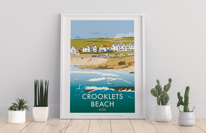 Crooklets Beach, Cornwall - Art Print