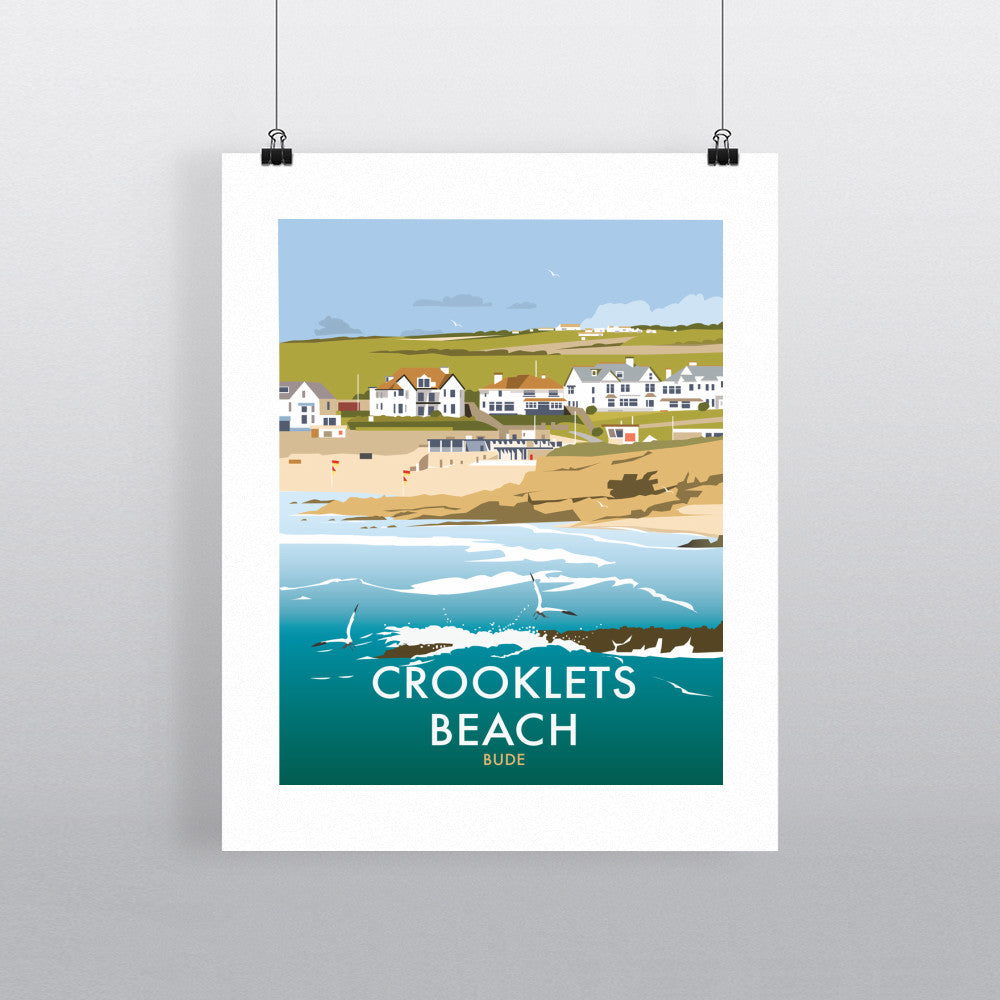 Crooklets Beach, Cornwall - Art Print