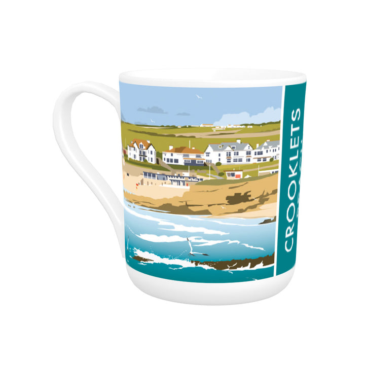 Crooklets Beach, Cornwall Bone China Mug