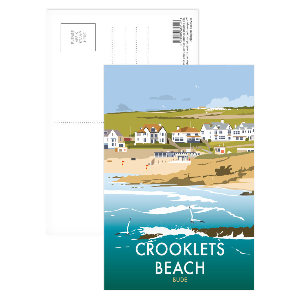Crooklets Beach, Cornwall Postcard Pack