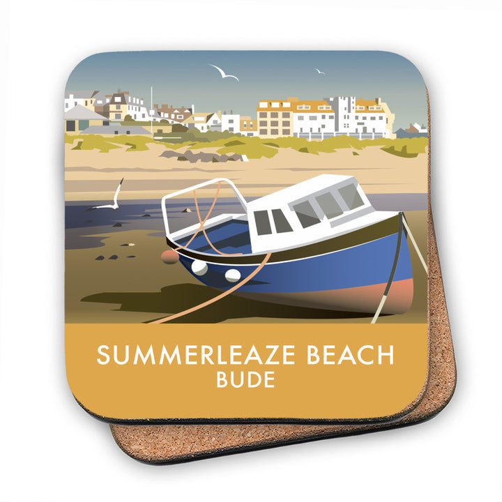 Summerleaze Beach, Cornwall MDF Coaster