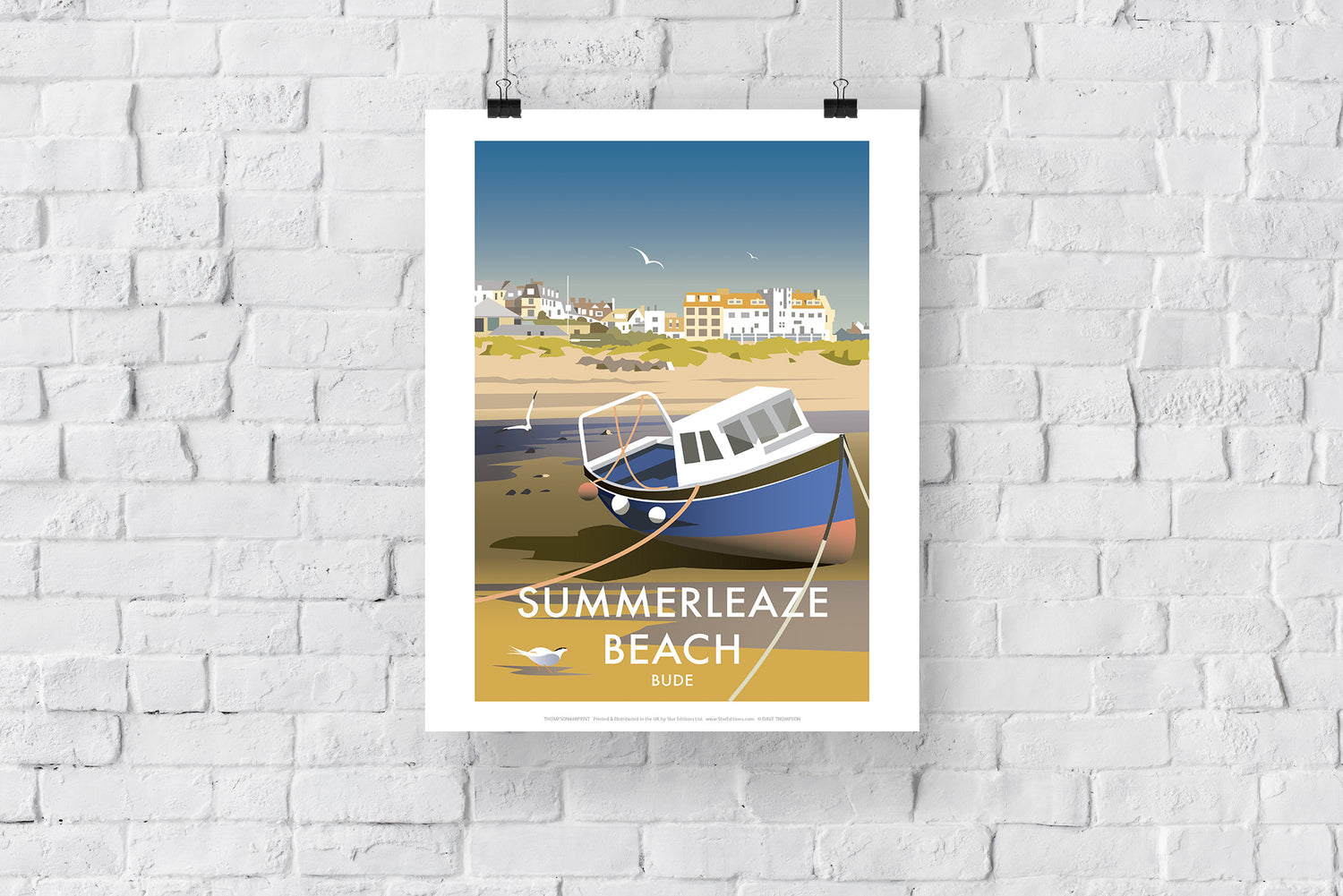 Summerleaze Beach, Cornwall - Art Print