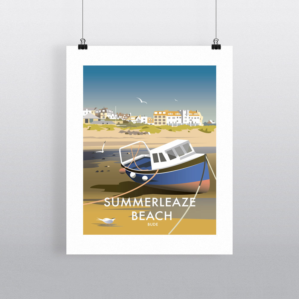 Summerleaze Beach, Cornwall - Art Print
