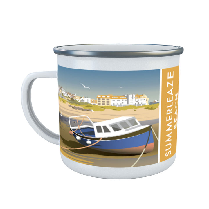 Summerleaze Beach, Cornwall Enamel Mug