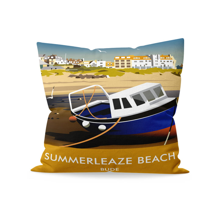Summerleaze Beach, Cornwall Fibre Filled Cushion