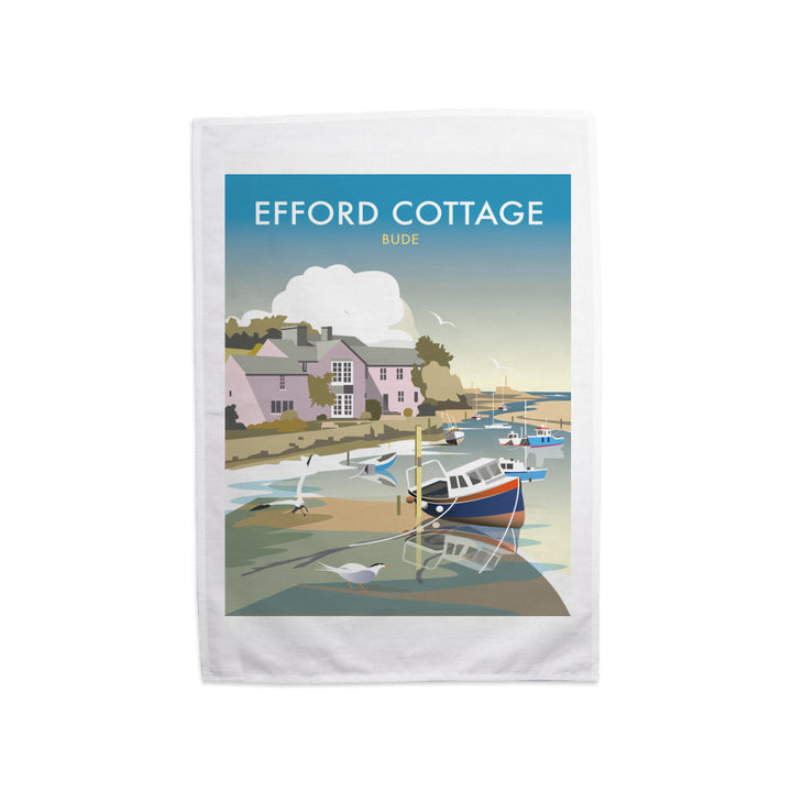 Efford Cottage, Cornwall Tea Towel