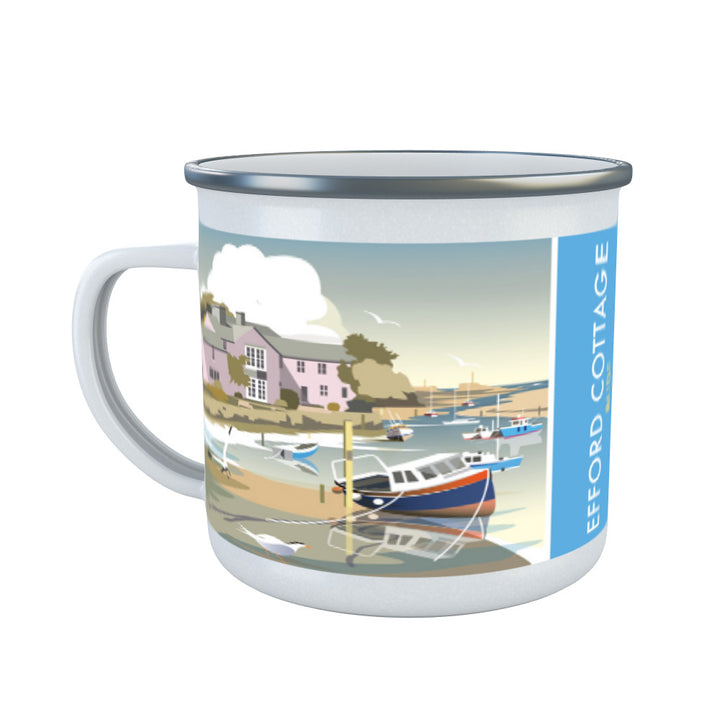 Efford Cottage, Cornwall Enamel Mug