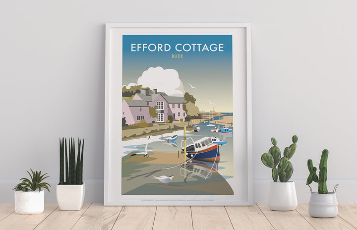 Efford Cottage, Cornwall - Art Print