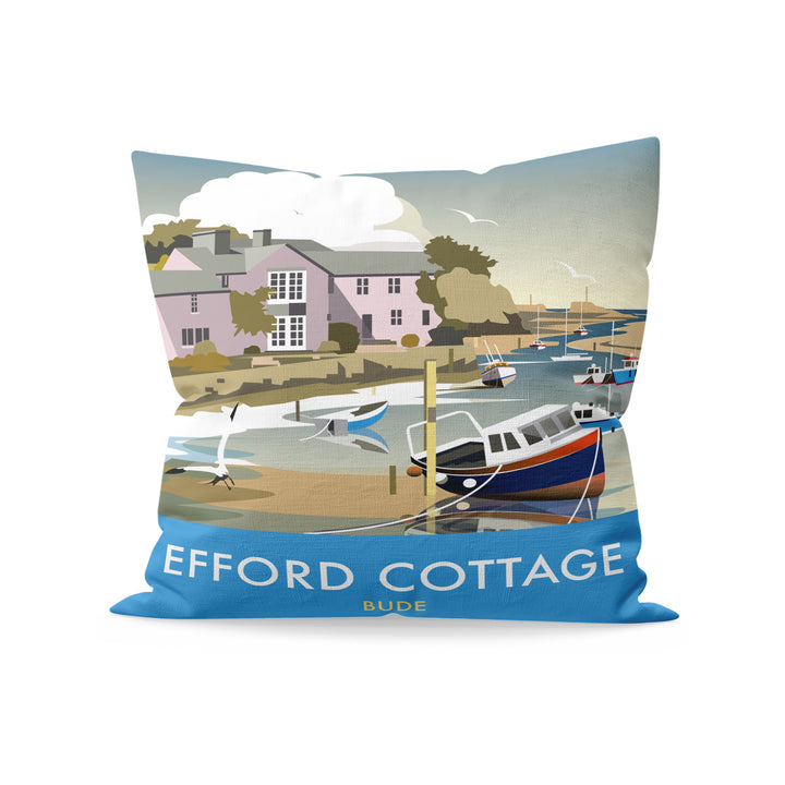 Efford Cottage, Cornwall Fibre Filled Cushion
