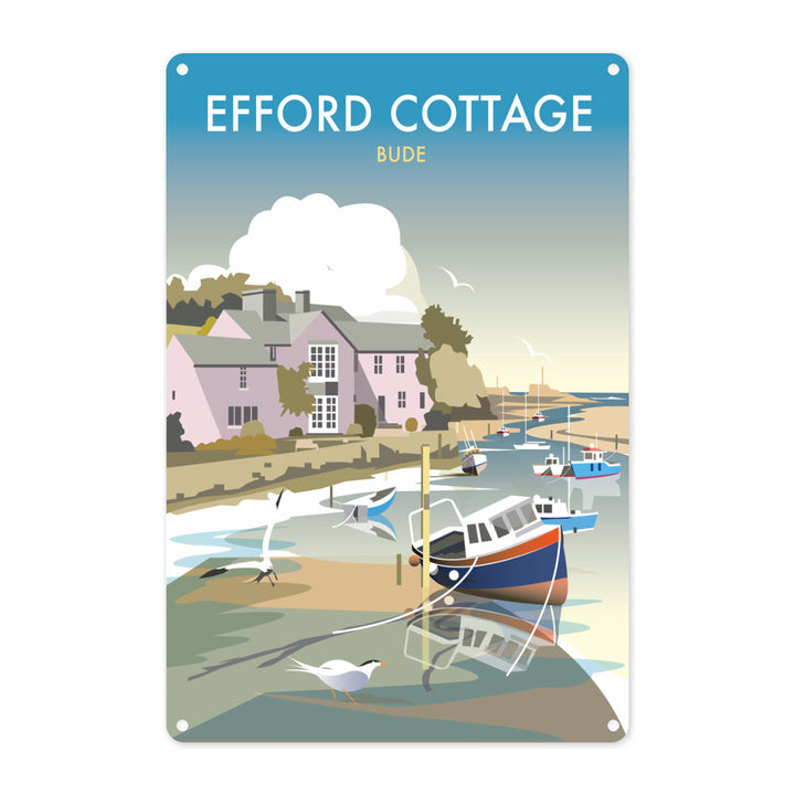 Efford Cottage, Cornwall Metal Sign