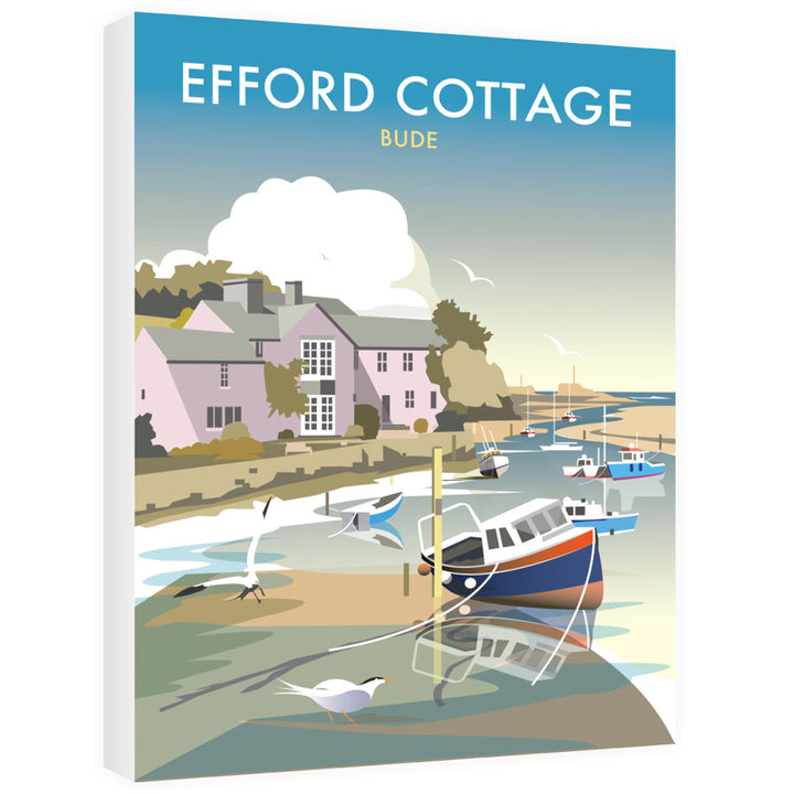Efford Cottage, Cornwall Canvas