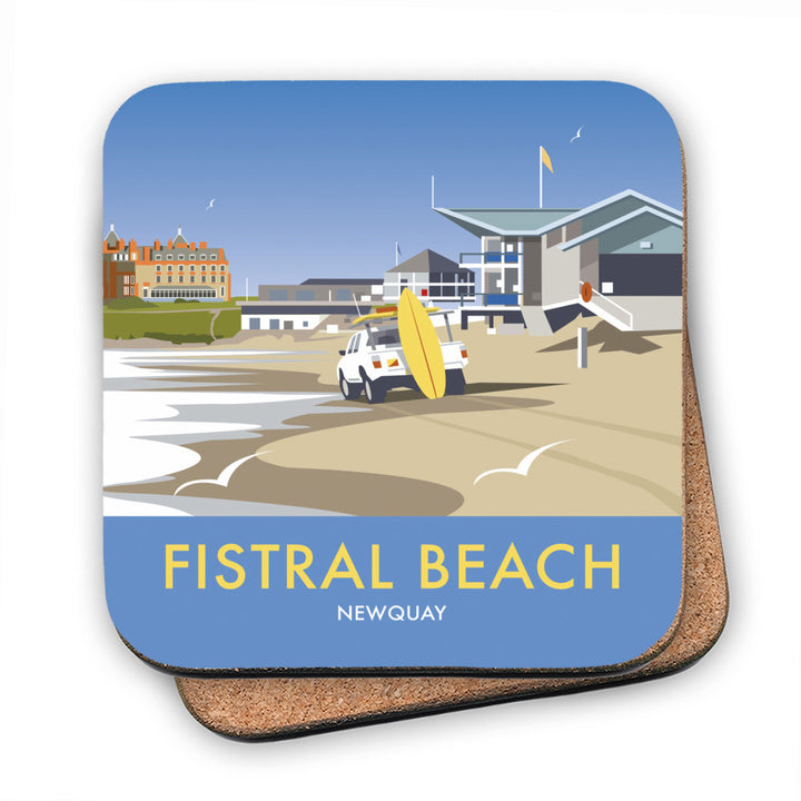 Fistral Beach, Newquay MDF Coaster