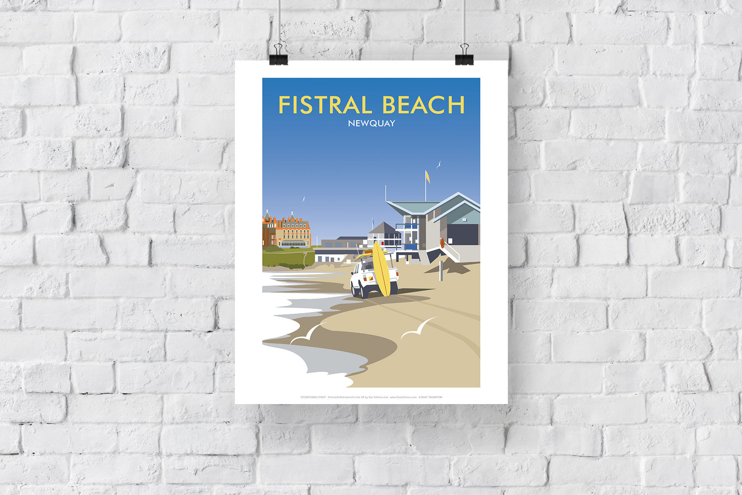 Fistral Beach, Newquay - Art Print