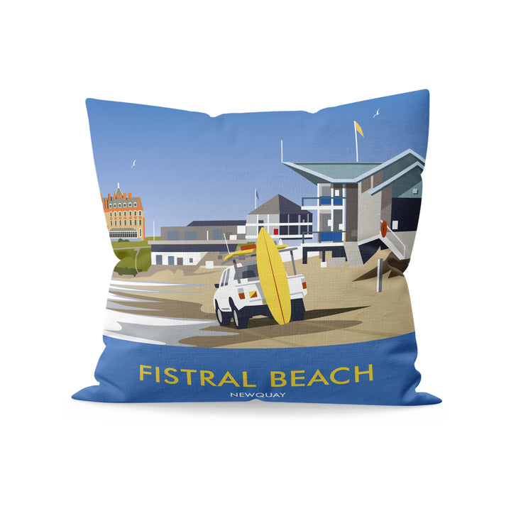 Fistral Beach, Newquay Fibre Filled Cushion