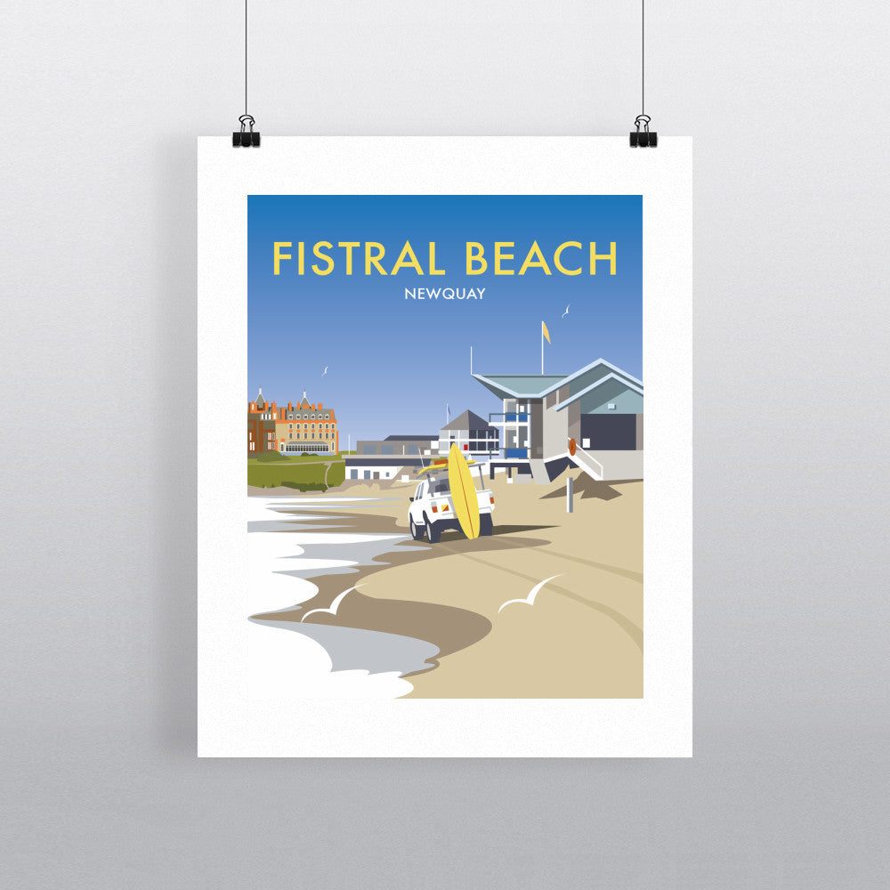 Fistral Beach, Newquay - Art Print