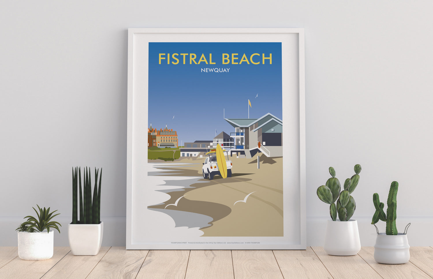 Fistral Beach, Newquay - Art Print