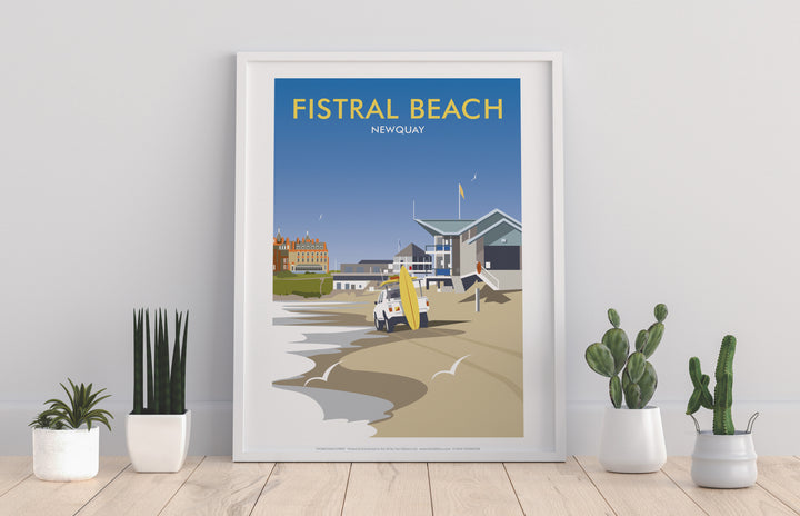 Fistral Beach, Newquay - Art Print