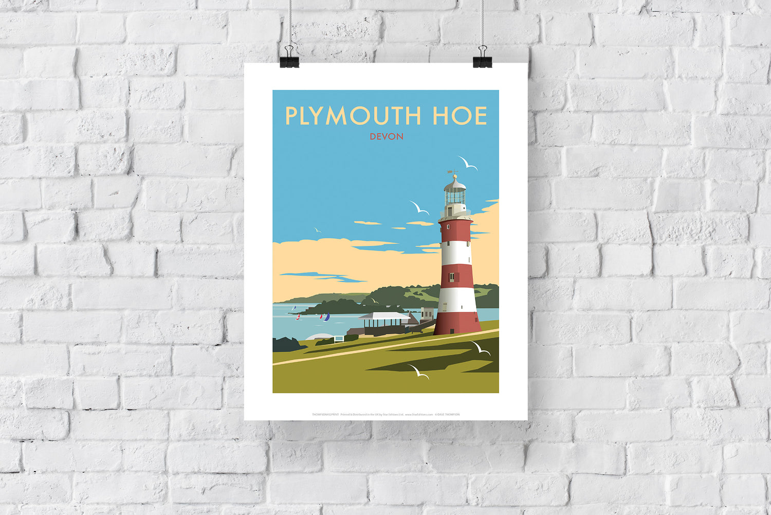 Plymouth Hoe, Devon - Art Print