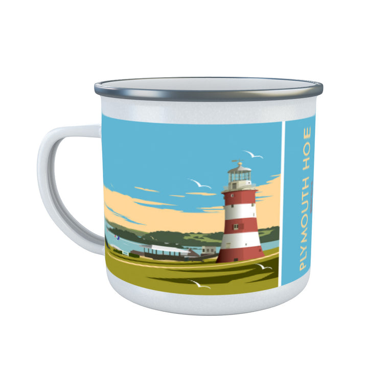 Plymouth Hoe, Devon Enamel Mug