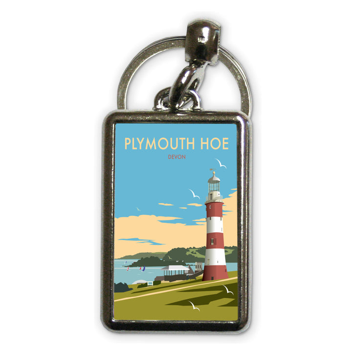 Plymouth Hoe, Devon Metal Keyring