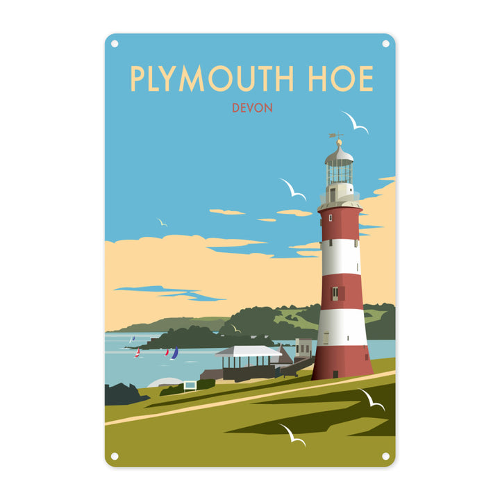 Plymouth Hoe, Devon Metal Sign