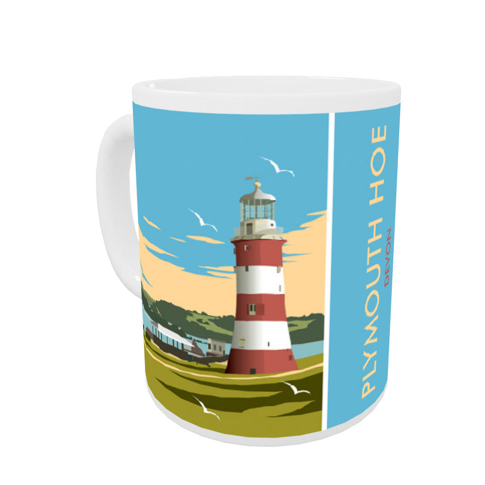 Plymouth Hoe, Devon Coloured Insert Mug
